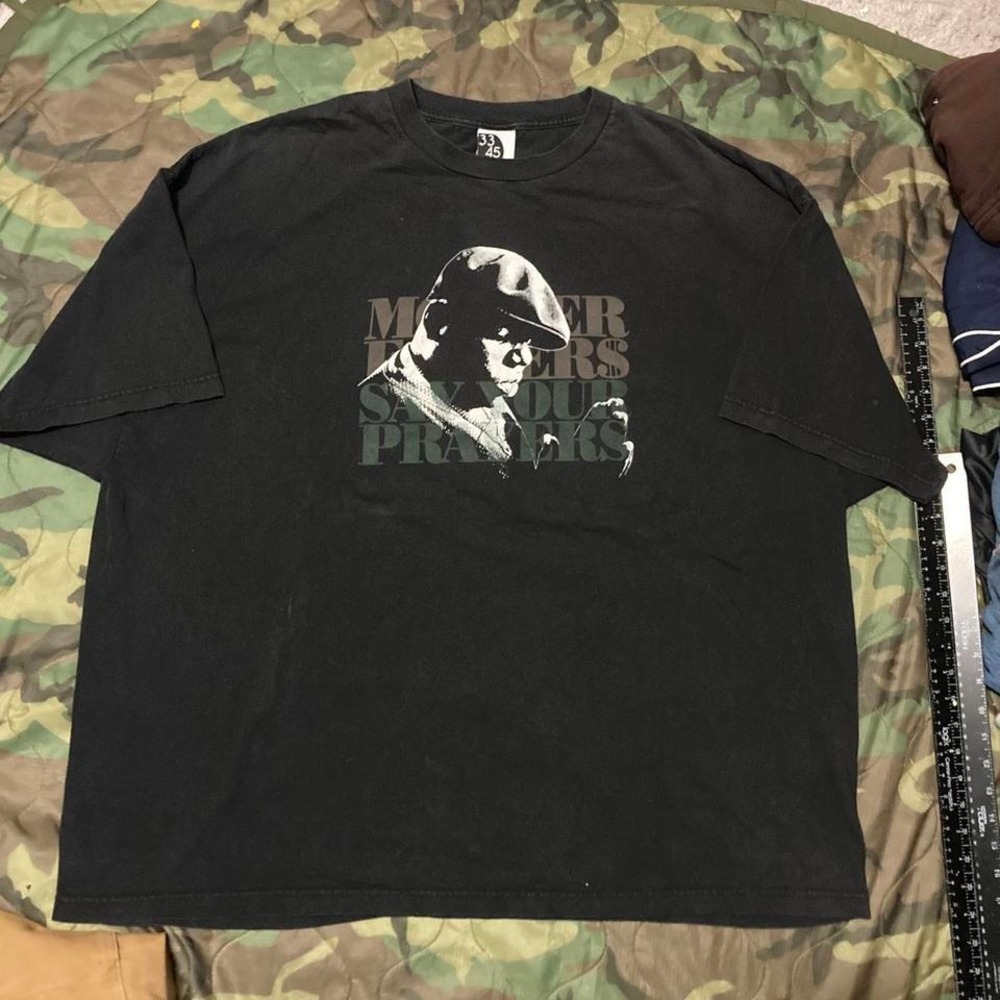 Biggie Smalls rap‎ tee vtg y2k boxy fit faded